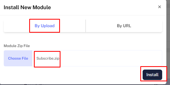 Install Local Module