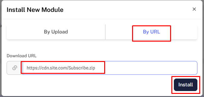 Install Third-Party Module